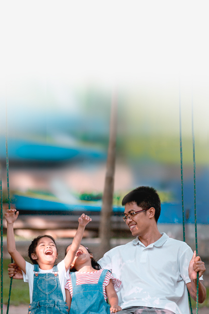 Child being carried 